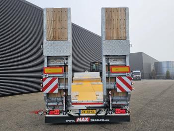 MAX trailer 100-N-2-8.60-U / 2 AXLE SEMI / HYDR RAMPEN / NEW!